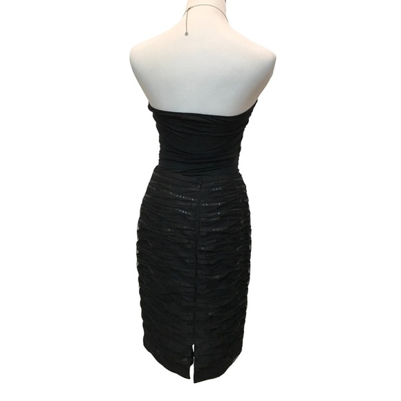 𝅺kay Unger Black Sequin Cocktail Skirt - Picture 3 of 4